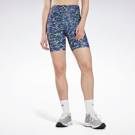 Reebok Speckle Modern Safari Legging Shorts Grønn | WIMRDJ-693