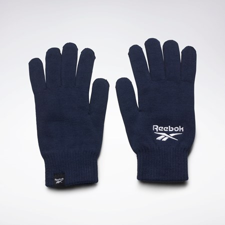 Reebok Sports Essentials Logo Gloves Marineblå | KEFATW-597