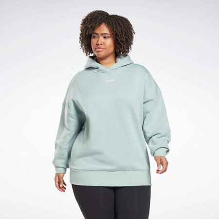 Reebok Studio Recycled Oversize Hoodie (Plus Size) Grå | JVUTQH-498