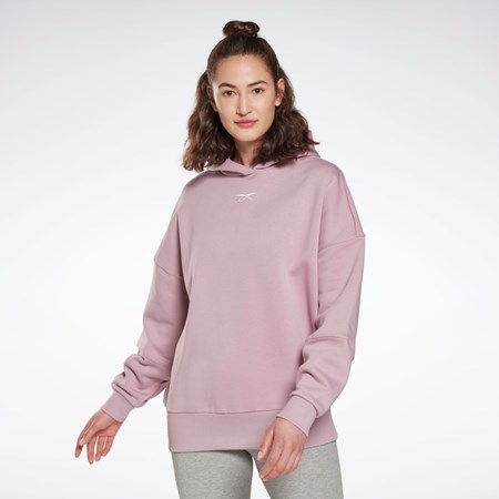 Reebok Studio Recycled Oversize Hoodie Infused Lilac | JDWLAZ-497