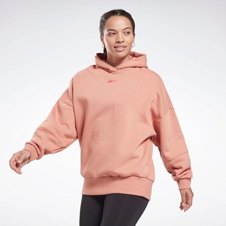 Reebok Studio Recycled Oversize Hoodie Korall | ZGVUAJ-510