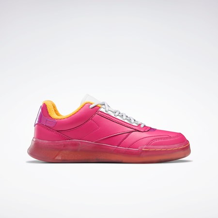 Reebok THE JETSONS Club C Legacy Shoes Rosa Hvite | GUKEQP-107