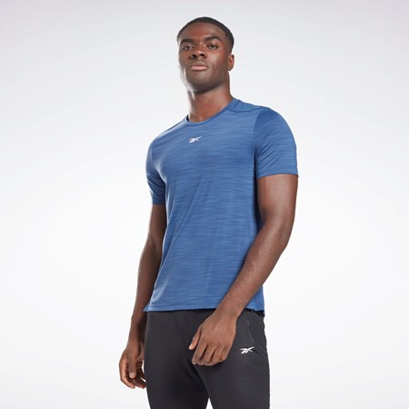 Reebok Tech Stil Activchill Move T-Shirt Blå | PVDJCT-246