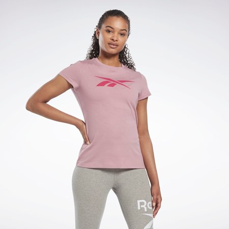 Reebok Trenings Essentials Vector Grafiske Tee Infused Lilac | KBPIFS-274