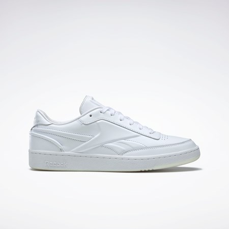 Reebok Victoria Beckham Club C Shoes Hvite Hvite Svarte | WQYKBS-408