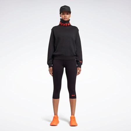 Reebok Victoria Beckham Cowl Neck Jumper Svarte Oransje | LGTDJI-830