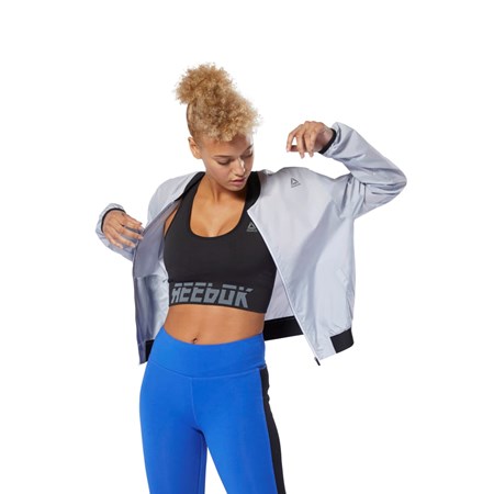 Reebok WOR Meet You There Seamless Polstret Bra Svarte | FPGXIR-625