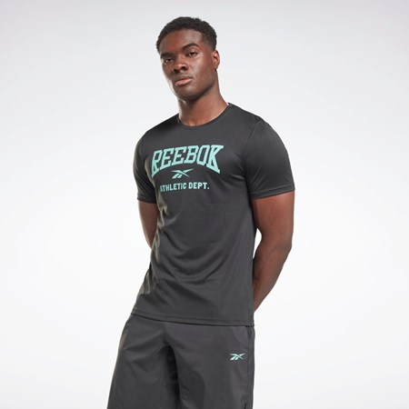 Reebok Workout Ready Grafiske T-Shirt Svarte | HEATCR-823