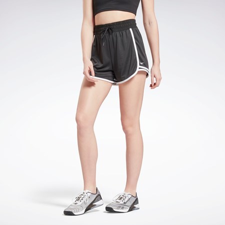 Reebok Workout Ready High-Rise Shorts Svarte | QKXZWS-193