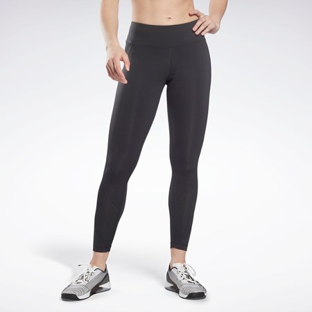 Reebok Workout Ready Mesh Leggings Svarte | PQGIXV-752