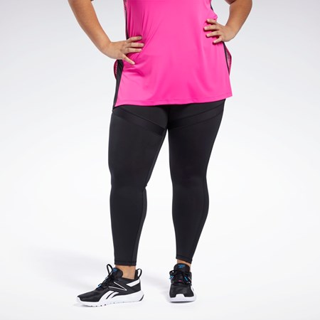 Reebok Workout Ready Mesh Leggings Svarte | YKMIXO-785