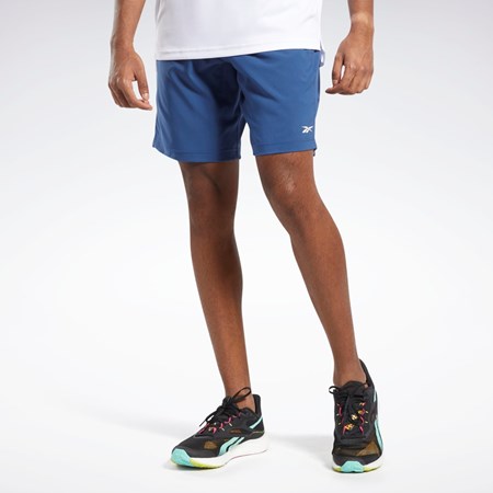 Reebok Workout Ready Shorts Blå | IPTCKV-601