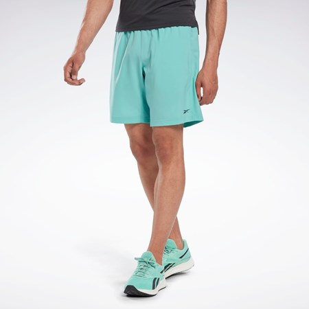 Reebok Workout Ready Shorts Semi Classic Teal | HRLBNZ-319