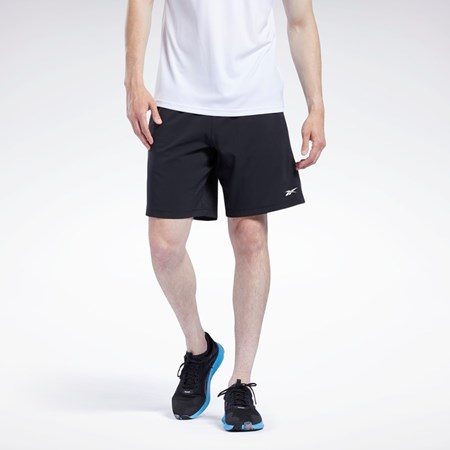 Reebok Workout Ready Shorts Svarte | DCURKZ-952