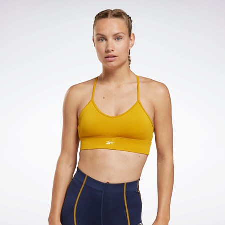 Reebok Workout Ready Sports Bra Bright Ochre | BEACYN-162