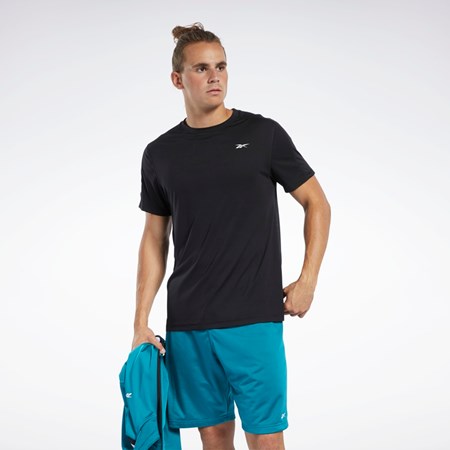 Reebok Workout Ready Tech Tee Svarte | JORBEA-952