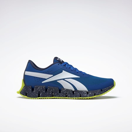 Reebok Zig Dynamica 2 Shoes Blå Marineblå Gul | RMBAZL-726